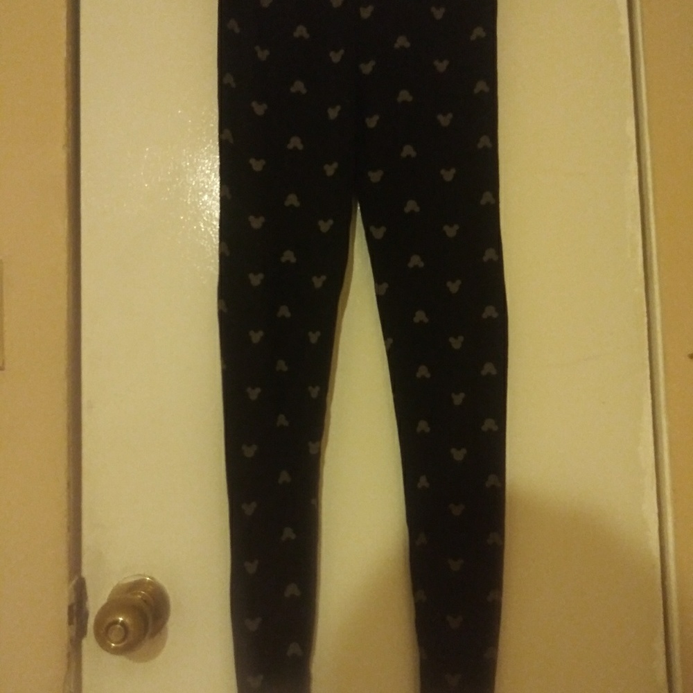 Disney mickey mouse logo leggings